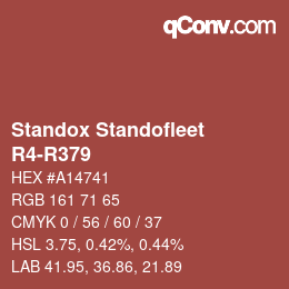 Color code: Standox Standofleet - R4-R379 | qconv.com