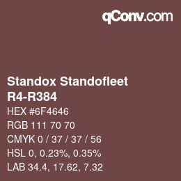 Color code: Standox Standofleet - R4-R384 | qconv.com