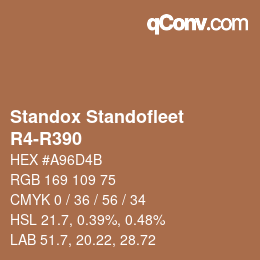 カラーコード: Standox Standofleet - R4-R390 | qconv.com