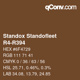 Color code: Standox Standofleet - R4-R394 | qconv.com