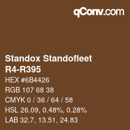 Color code: Standox Standofleet - R4-R395 | qconv.com