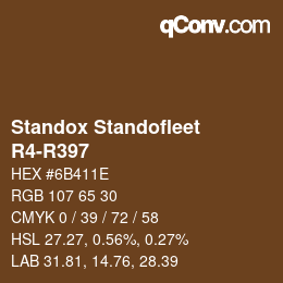 Color code: Standox Standofleet - R4-R397 | qconv.com