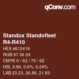 Color code: Standox Standofleet - R4-R410 | qconv.com