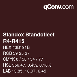 Color code: Standox Standofleet - R4-R415 | qconv.com