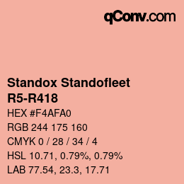 Color code: Standox Standofleet - R5-R418 | qconv.com