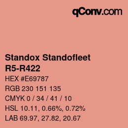 Color code: Standox Standofleet - R5-R422 | qconv.com