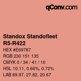 カラーコード: Standox Standofleet - R5-R422 | qconv.com