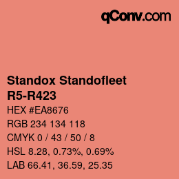 Farbcode: Standox Standofleet - R5-R423 | qconv.com