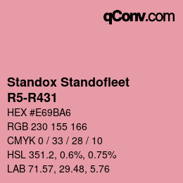 Color code: Standox Standofleet - R5-R431 | qconv.com