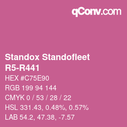 カラーコード: Standox Standofleet - R5-R441 | qconv.com