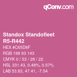 カラーコード: Standox Standofleet - R5-R442 | qconv.com