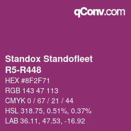 Color code: Standox Standofleet - R5-R448 | qconv.com