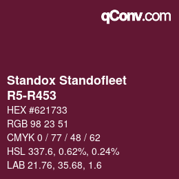 Color code: Standox Standofleet - R5-R453 | qconv.com