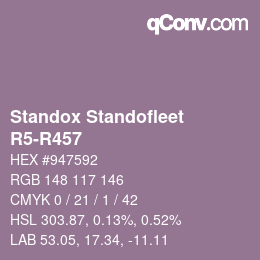 Color code: Standox Standofleet - R5-R457 | qconv.com