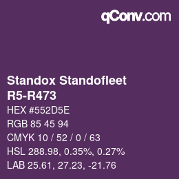 Farbcode: Standox Standofleet - R5-R473 | qconv.com