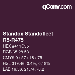 Color code: Standox Standofleet - R5-R475 | qconv.com