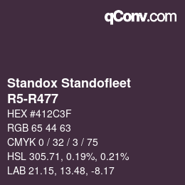 Color code: Standox Standofleet - R5-R477 | qconv.com