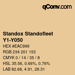 Color code: Standox Standofleet - Y1-Y050 | qconv.com