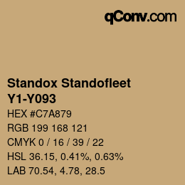 Color code: Standox Standofleet - Y1-Y093 | qconv.com