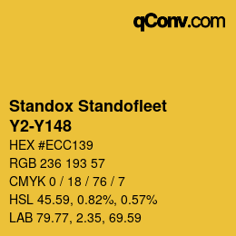 Color code: Standox Standofleet - Y2-Y148 | qconv.com