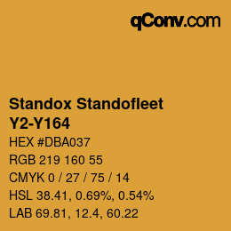 Color code: Standox Standofleet - Y2-Y164 | qconv.com