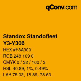 Color code: Standox Standofleet - Y3-Y306 | qconv.com