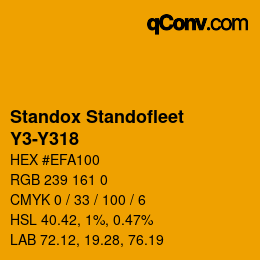 Color code: Standox Standofleet - Y3-Y318 | qconv.com