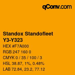 Color code: Standox Standofleet - Y3-Y323 | qconv.com
