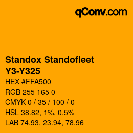 Color code: Standox Standofleet - Y3-Y325 | qconv.com