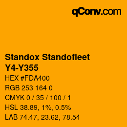 Color code: Standox Standofleet - Y4-Y355 | qconv.com