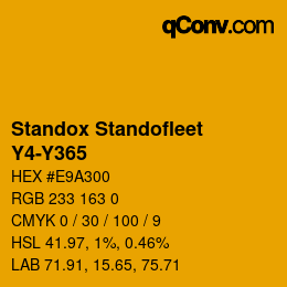 Farbcode: Standox Standofleet - Y4-Y365 | qconv.com