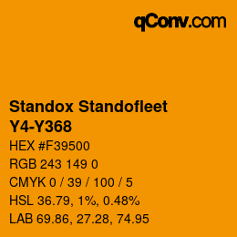 Color code: Standox Standofleet - Y4-Y368 | qconv.com