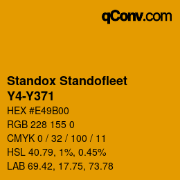 Color code: Standox Standofleet - Y4-Y371 | qconv.com