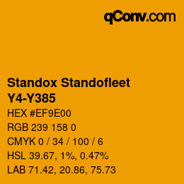 Color code: Standox Standofleet - Y4-Y385 | qconv.com