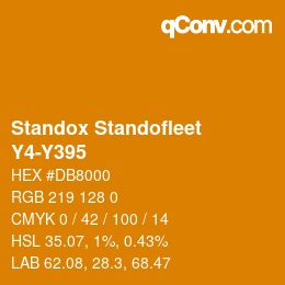Farbcode: Standox Standofleet - Y4-Y395 | qconv.com