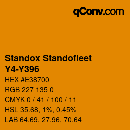 Color code: Standox Standofleet - Y4-Y396 | qconv.com