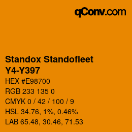 Color code: Standox Standofleet - Y4-Y397 | qconv.com