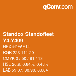 Color code: Standox Standofleet - Y4-Y409 | qconv.com
