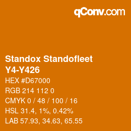 Color code: Standox Standofleet - Y4-Y426 | qconv.com