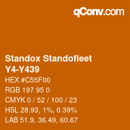 Color code: Standox Standofleet - Y4-Y439 | qconv.com