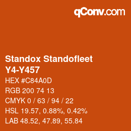 Color code: Standox Standofleet - Y4-Y457 | qconv.com