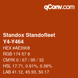 Farbcode: Standox Standofleet - Y4-Y464 | qconv.com