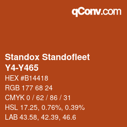 Color code: Standox Standofleet - Y4-Y465 | qconv.com