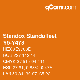Color code: Standox Standofleet - Y5-Y473 | qconv.com