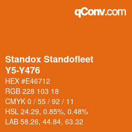 Color code: Standox Standofleet - Y5-Y476 | qconv.com