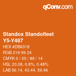 Color code: Standox Standofleet - Y5-Y487 | qconv.com