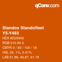 Color code: Standox Standofleet - Y5-Y493 | qconv.com