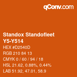 Color code: Standox Standofleet - Y5-Y514 | qconv.com