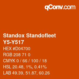 Color code: Standox Standofleet - Y5-Y517 | qconv.com