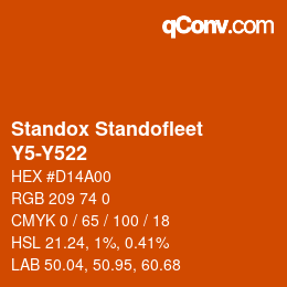 Color code: Standox Standofleet - Y5-Y522 | qconv.com